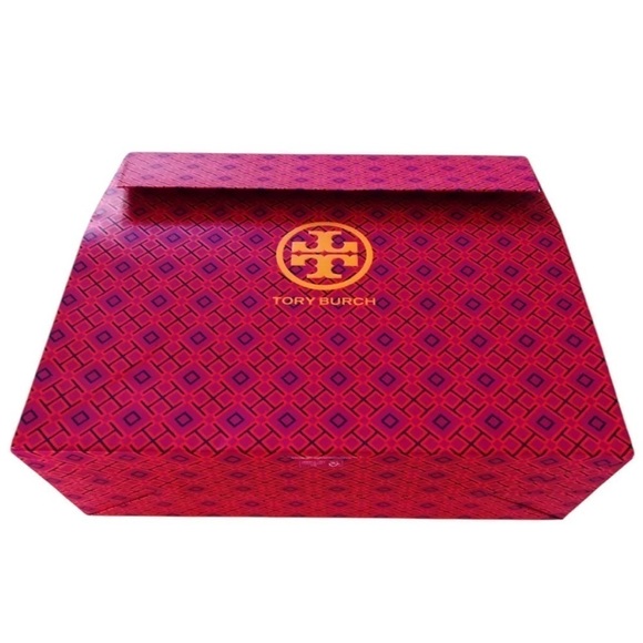 Tory Burch Purple & Orange Gift Bag - Picture 4 of 6
